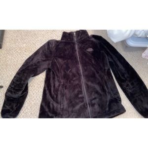 North Face fuzzy jacket